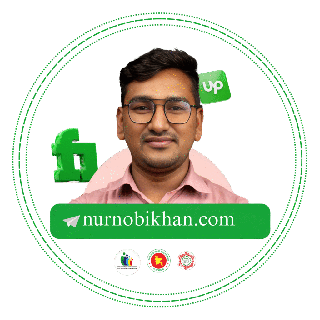 Md Nur Nobi Khan Logo | Govt Certified Digital Marketing Expert